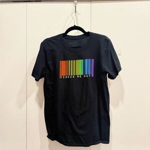 Rainbow Barcode Pride Tee